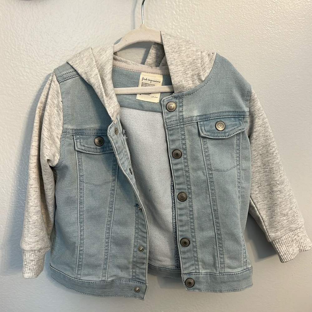 Adorable lightweight toddler jacket